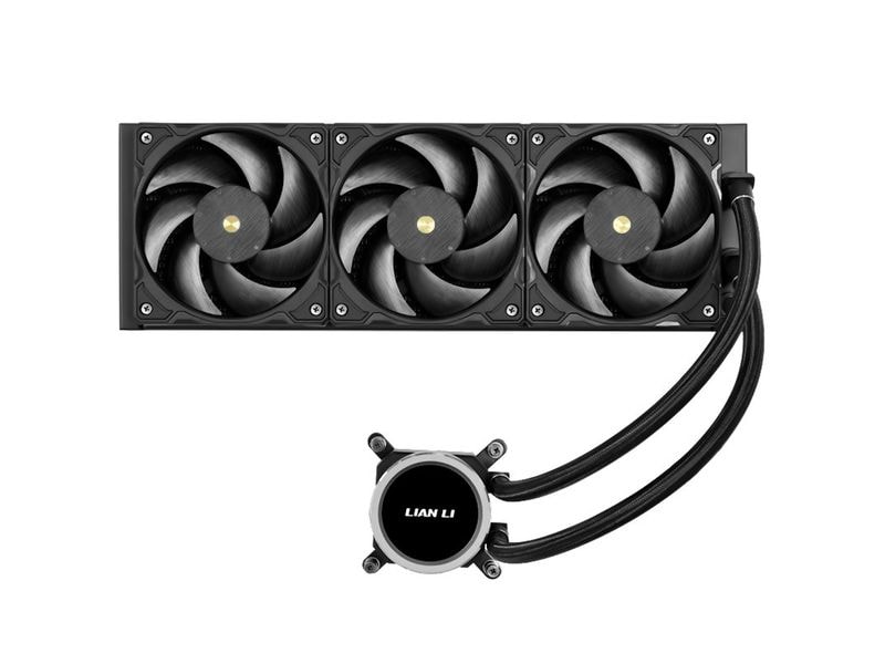 Lian Li Wasserkühlung Galahad II 360 Trinity Schwarz Wasserkühler für Intel und AMD Prozessorsockel mit leisen RGB-Lüftern
