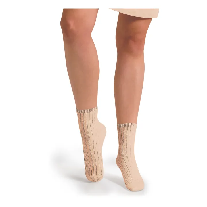 Collégien Chaussettes La Mini | Rose poudré