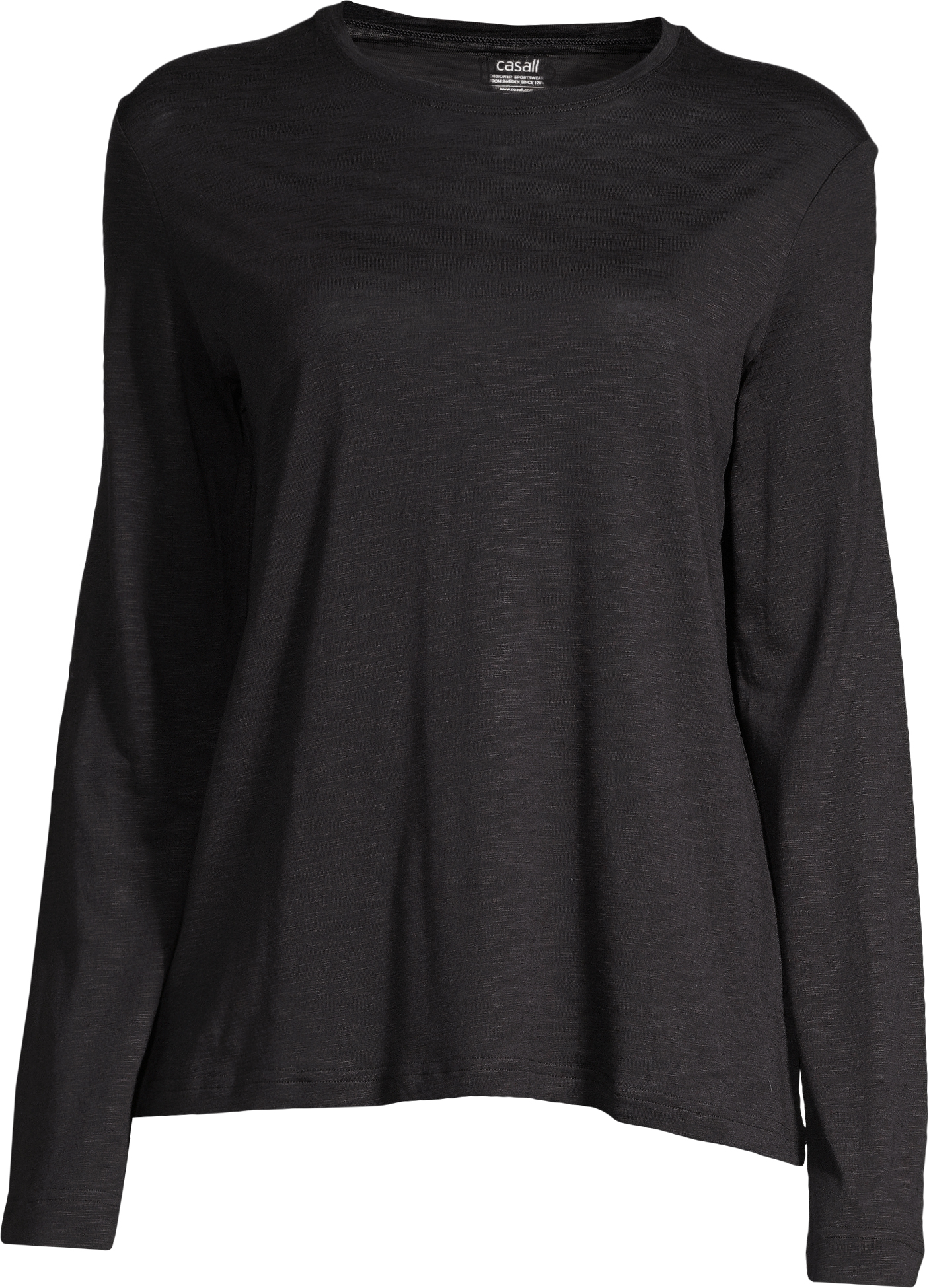 Soft Texture Long Sleeve Dame Black