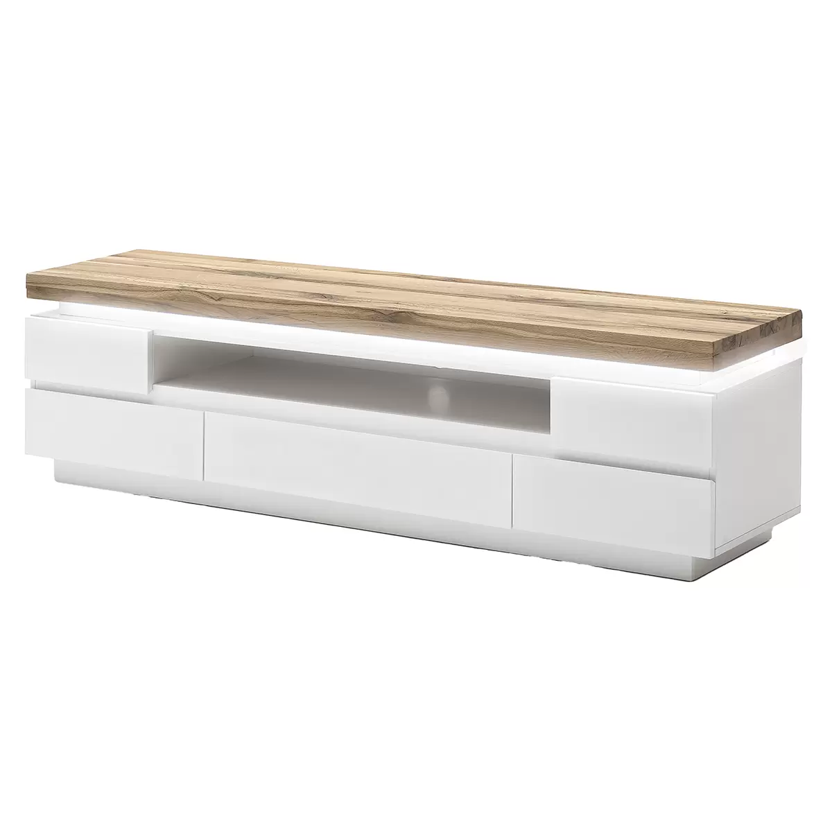 Lowboard Romina Artisan Eiche,weiss