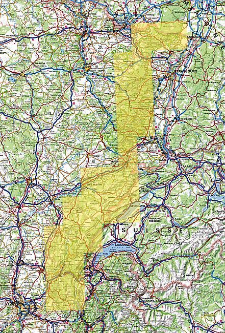 GLOBEXPLORER - TOPO GLOBEXPLORER IGN 1/25000e PACK JURA/VOSGES