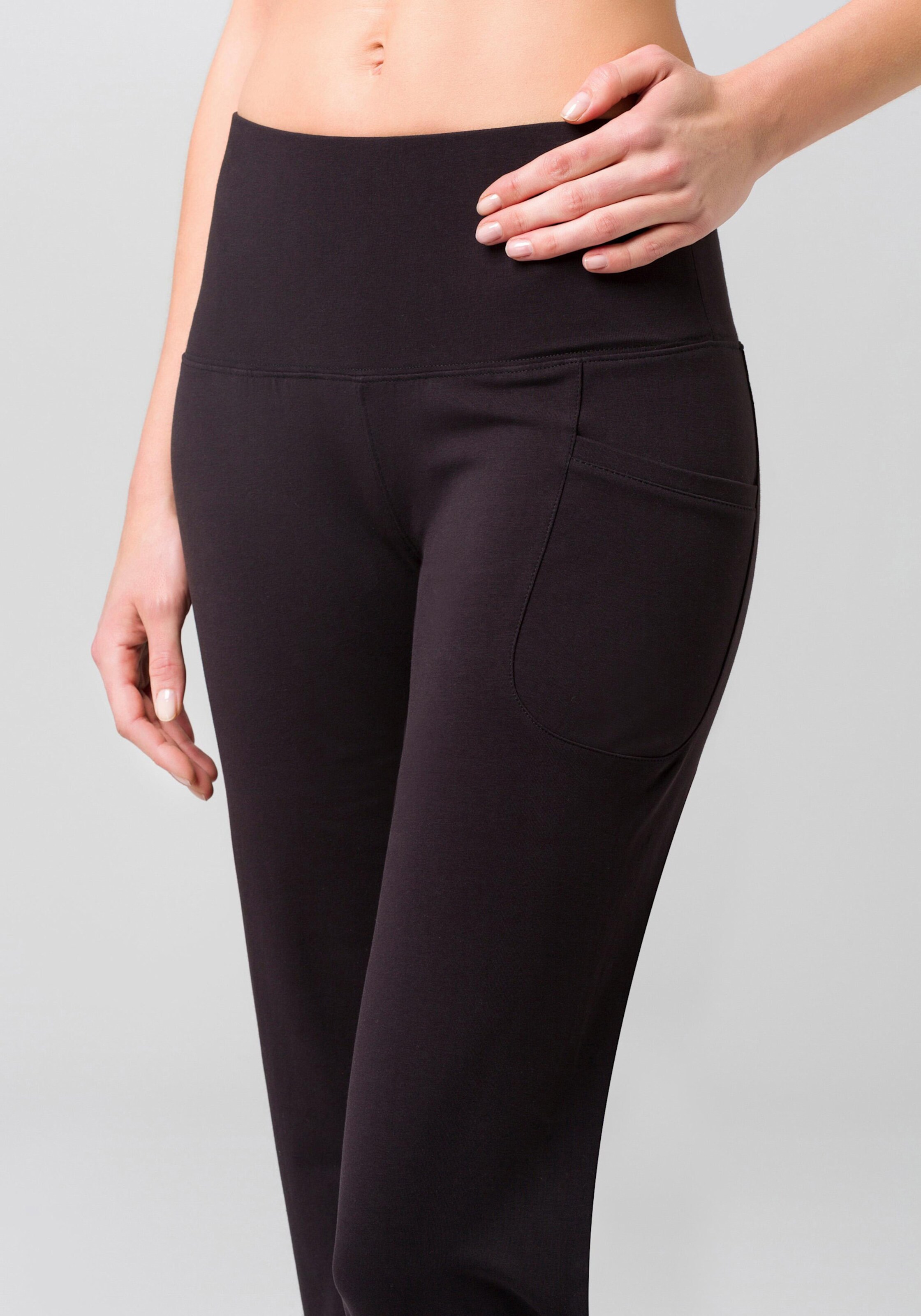 LASCANA ACTIVE Jazzpants in schwarz