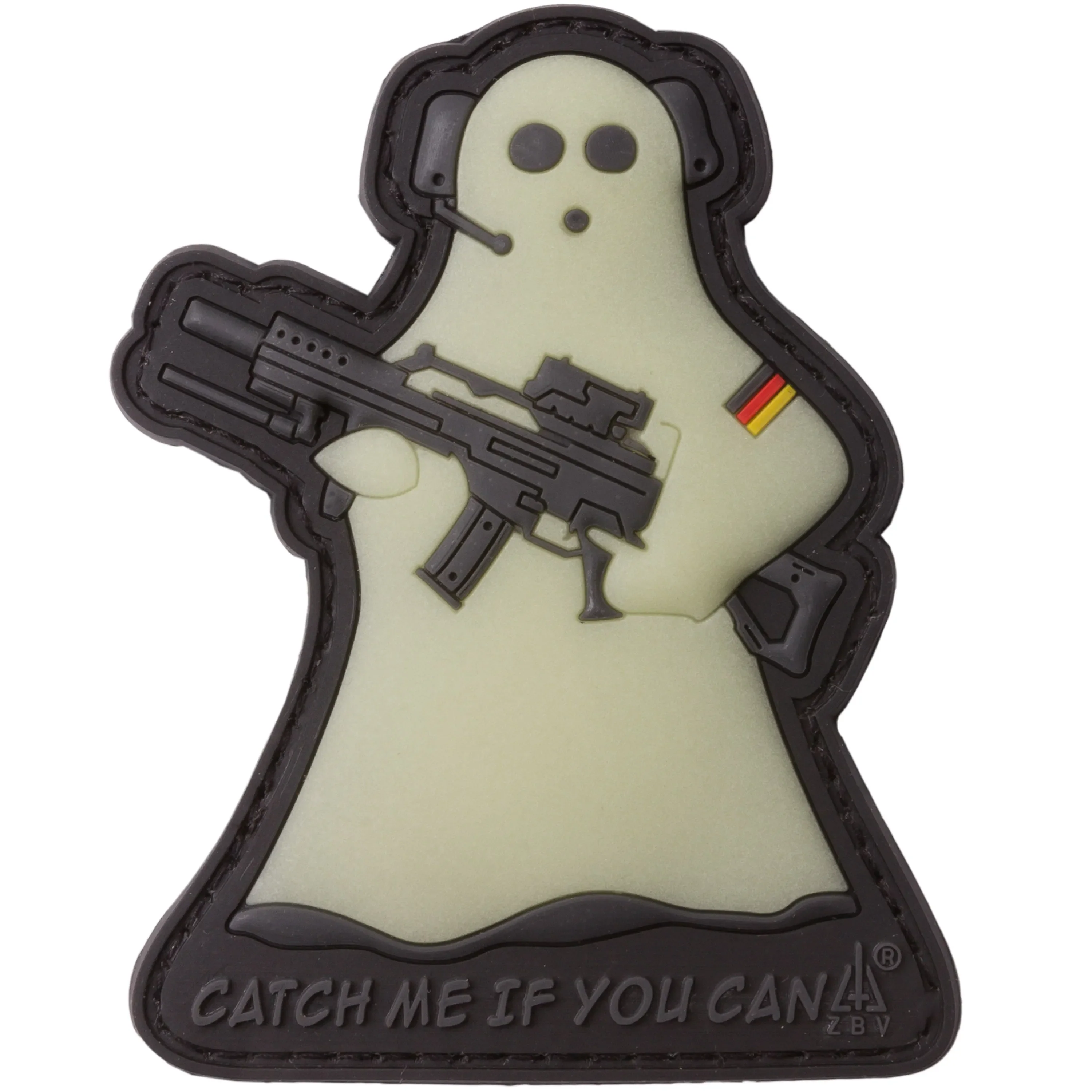 Jackets To Go -  JTG 3D Patch Ghost Sniper nachleuchtend