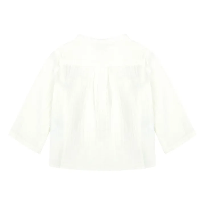 Bonton Kurta Gaze de Coton Bio Matt | Ecru