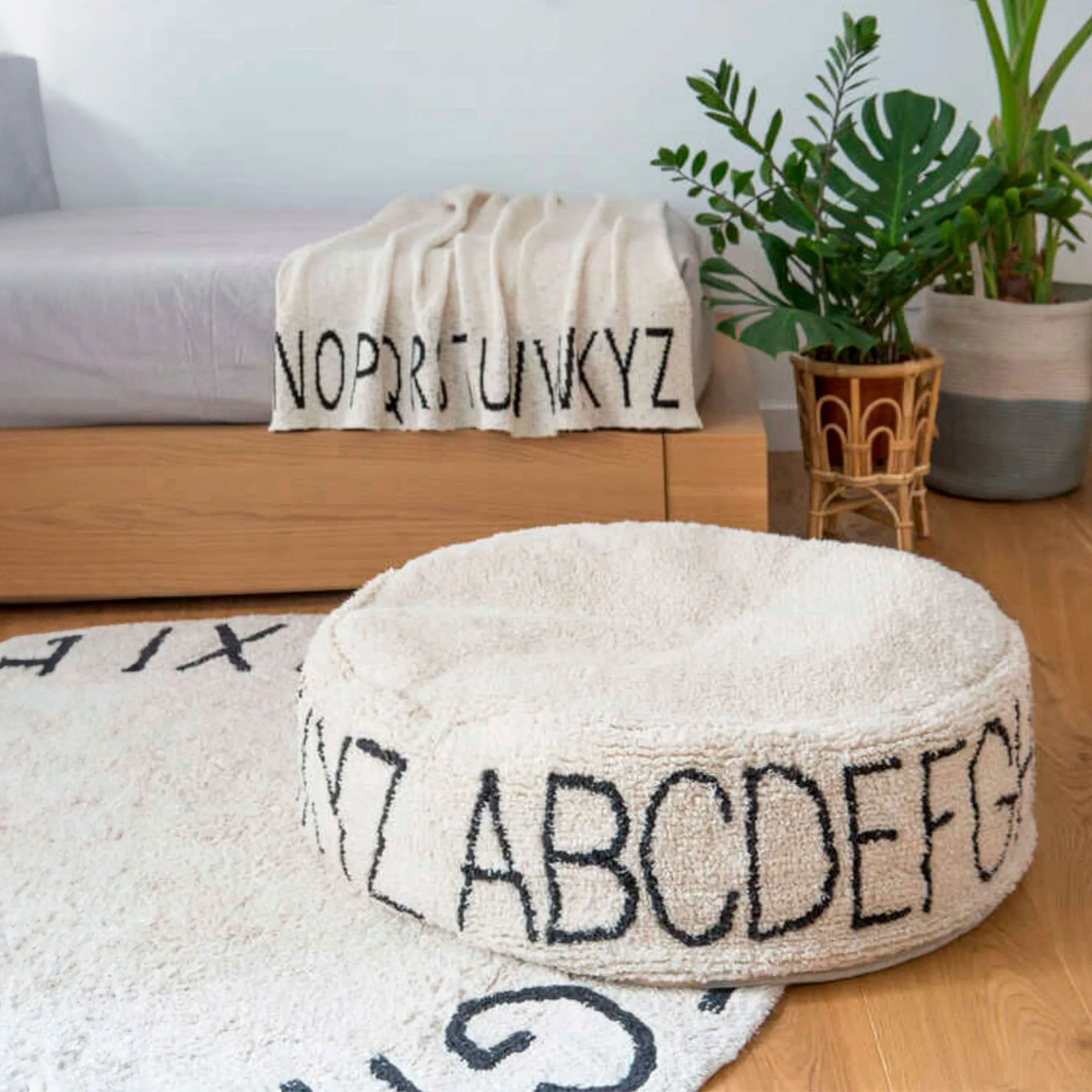 Lorena Canals Pouf Naturel ABC Lorena Canals