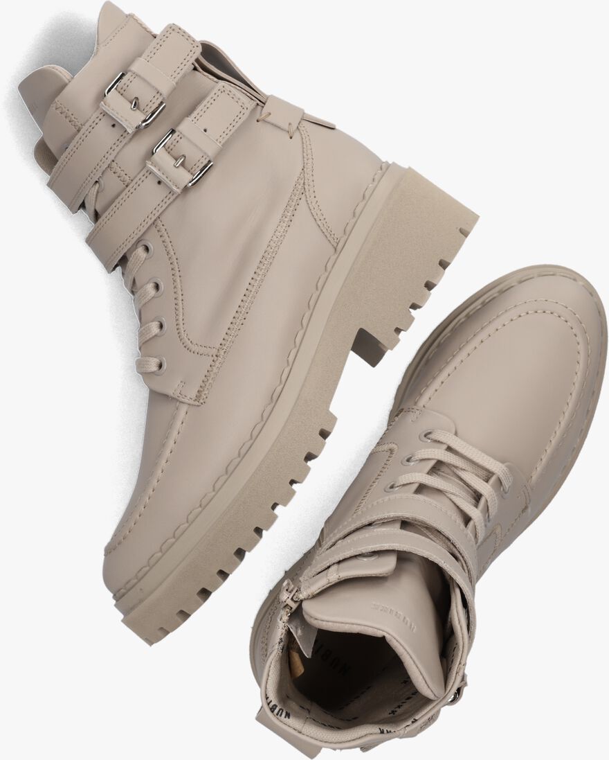 NUBIKK taupe nubikk veterboots fae ruby