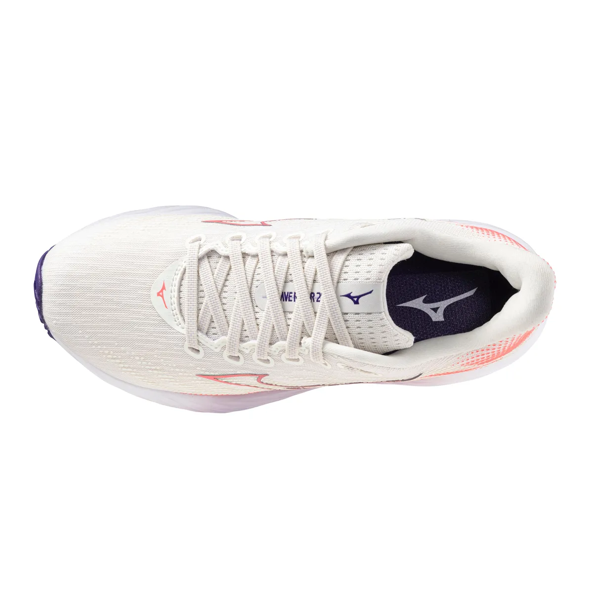 Mizuno Women's Wave Rider 28 Mizuno Snow White/camellia Rose/vintage Indigo