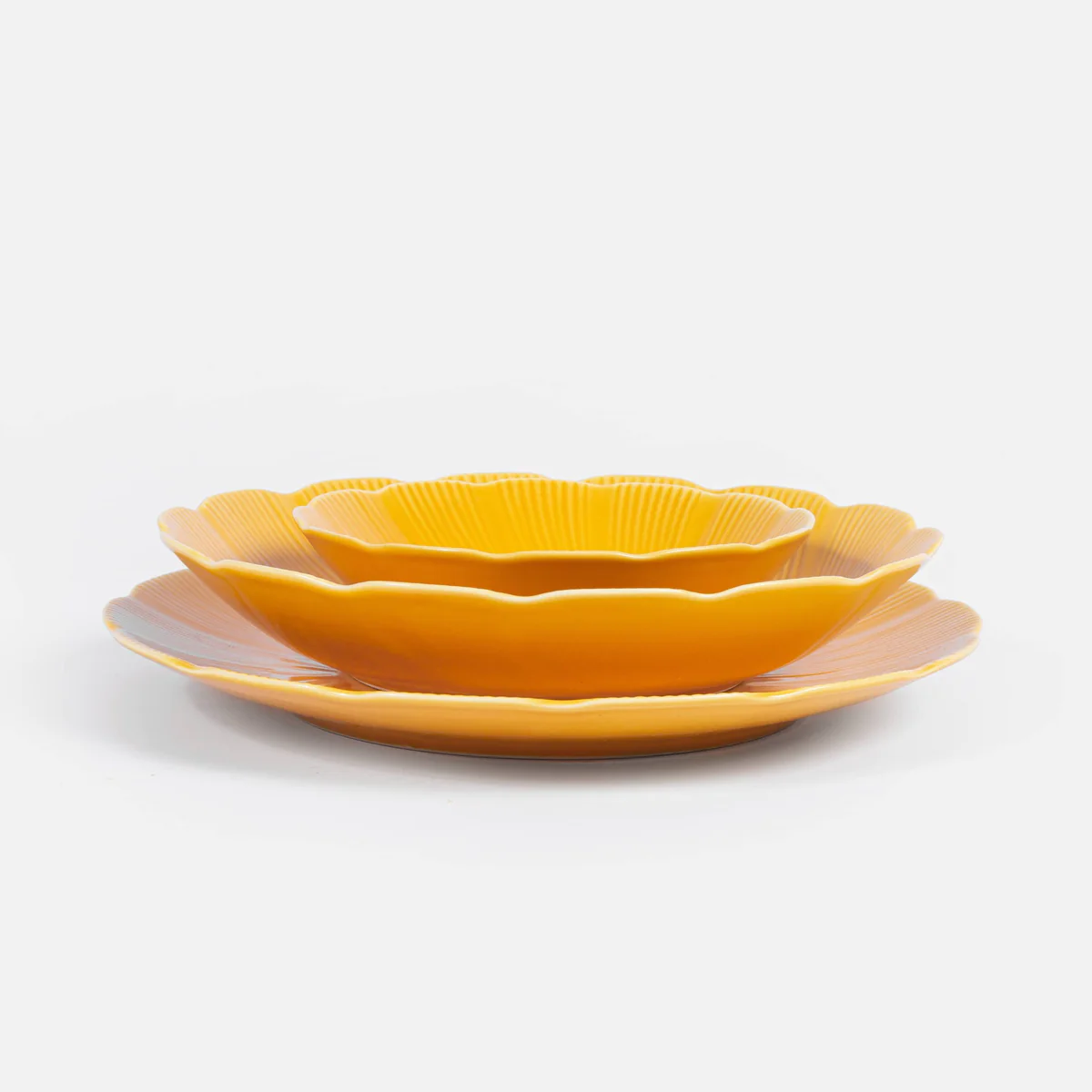 assiette creuse TAHITI Jaune (22cm) OGRE La Fabrique