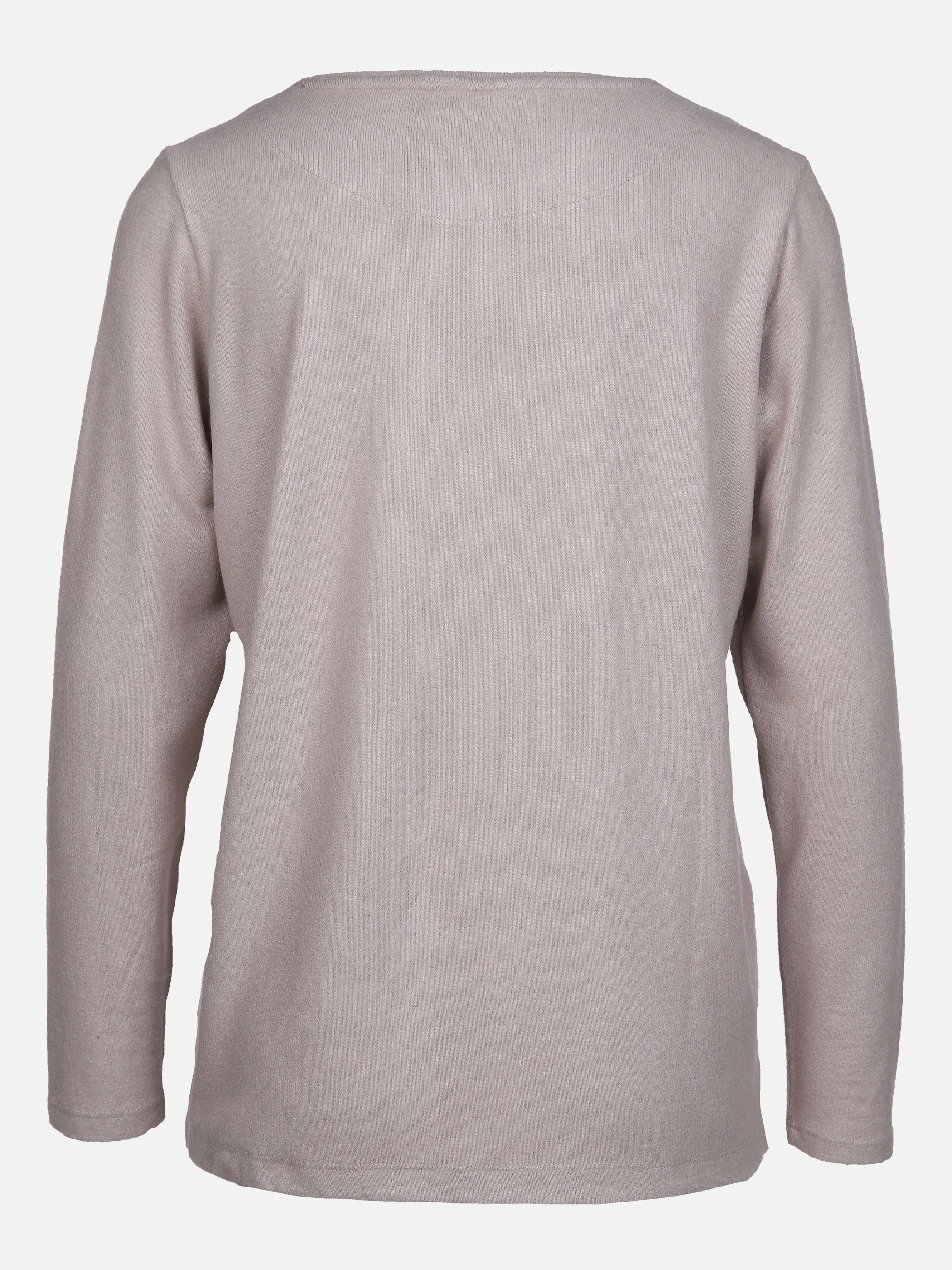 Damen Flauschshirt in melierter Optik