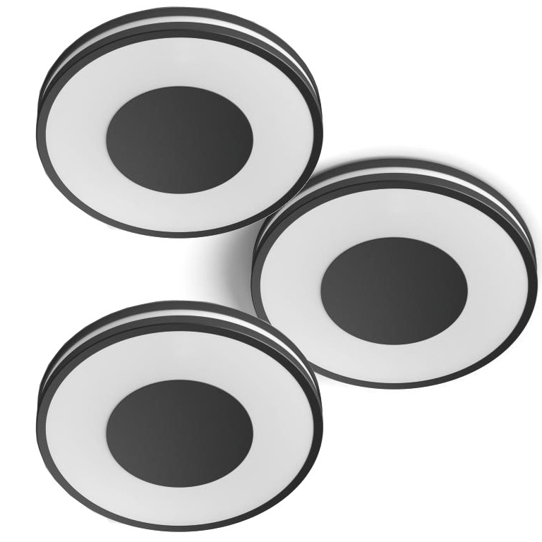 Philips Hue - 3xBeing Ceiling Light Black - Bundle