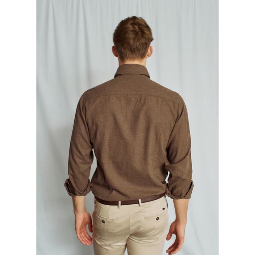 Bruun & Stengade Muriel Skjorte, Brown, L
