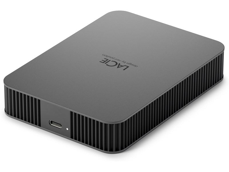 LaCie Externe Festplatte Mobile Drive Secure 5 TB Externe tragbare Festplatte mit 5 TB Speicherkapazität
