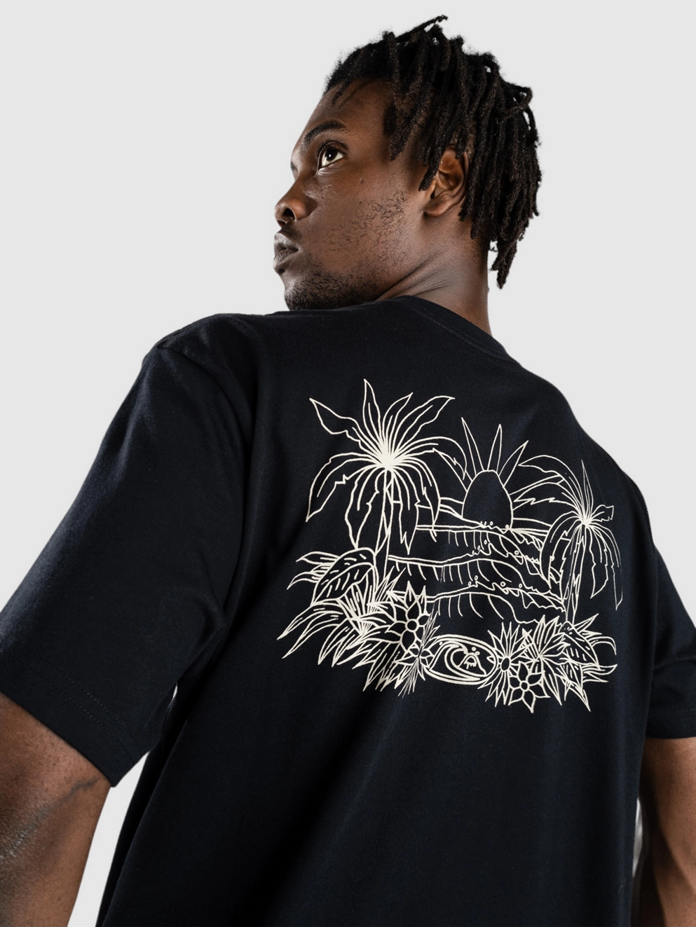 Quiksilver Right Point Mor T-Shirt black