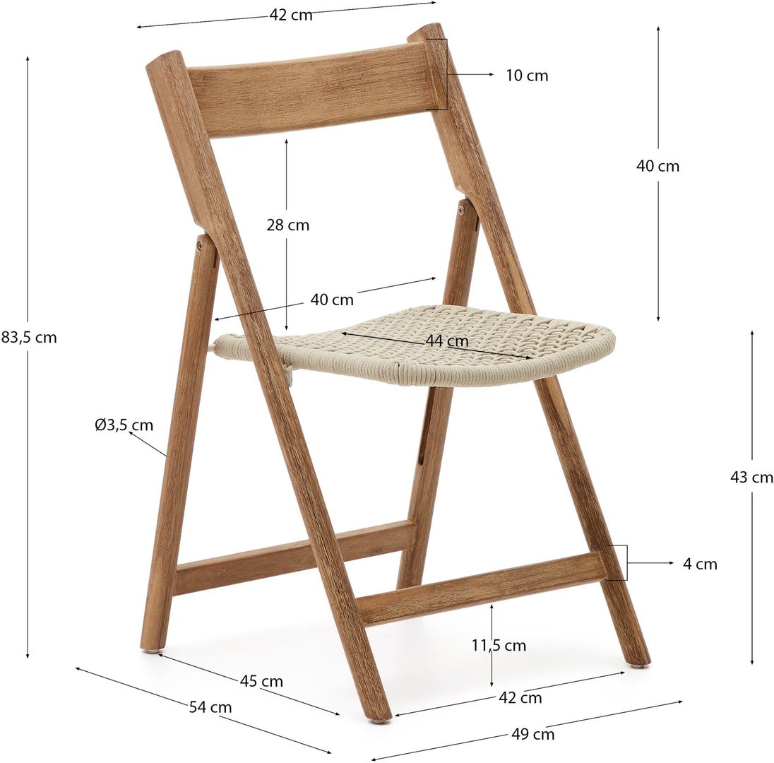 Kave Home   Dandara Tuinstoel