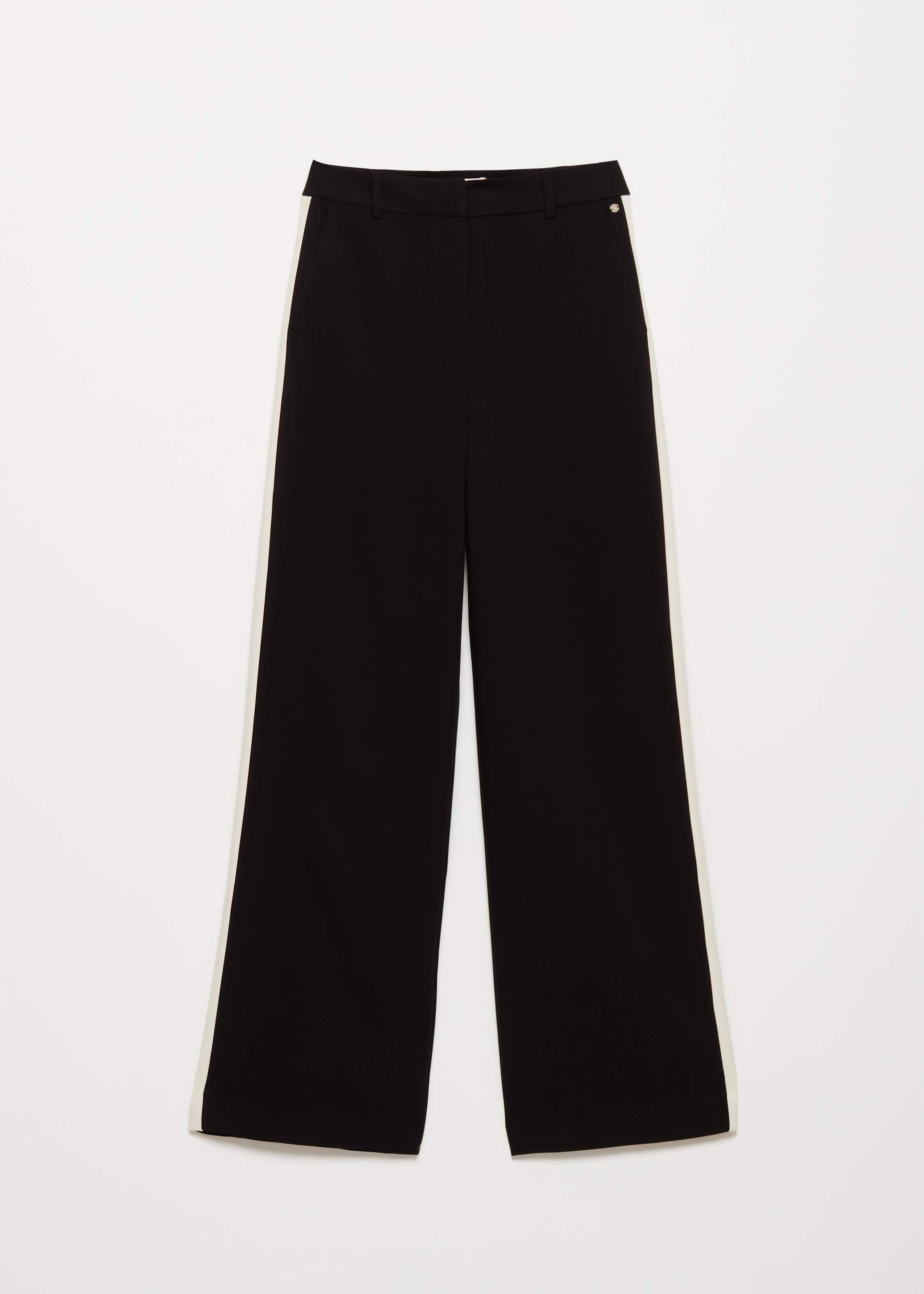 Broek met streep detail