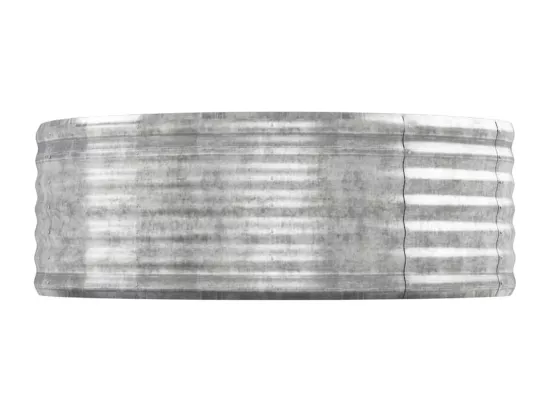 Jardinière bac lit surélevé argenté 544 x 100 x 36 cm 02_0039713