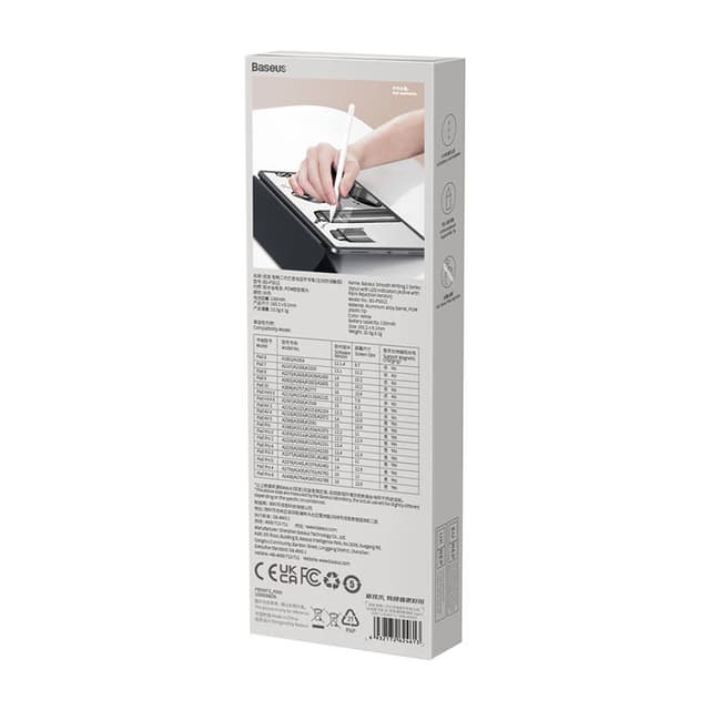 Baseus Smooth Writing 2 Stylus Pen med LED-indikatorer (hvid)