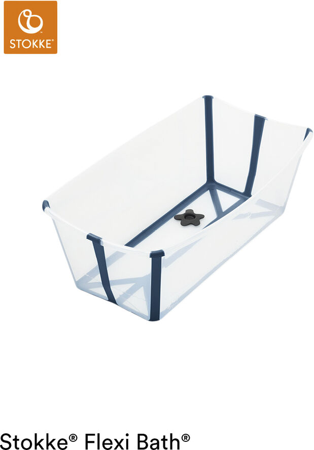 Stokke Stokke Flexi Bath Transparent Blue Transparent & blå