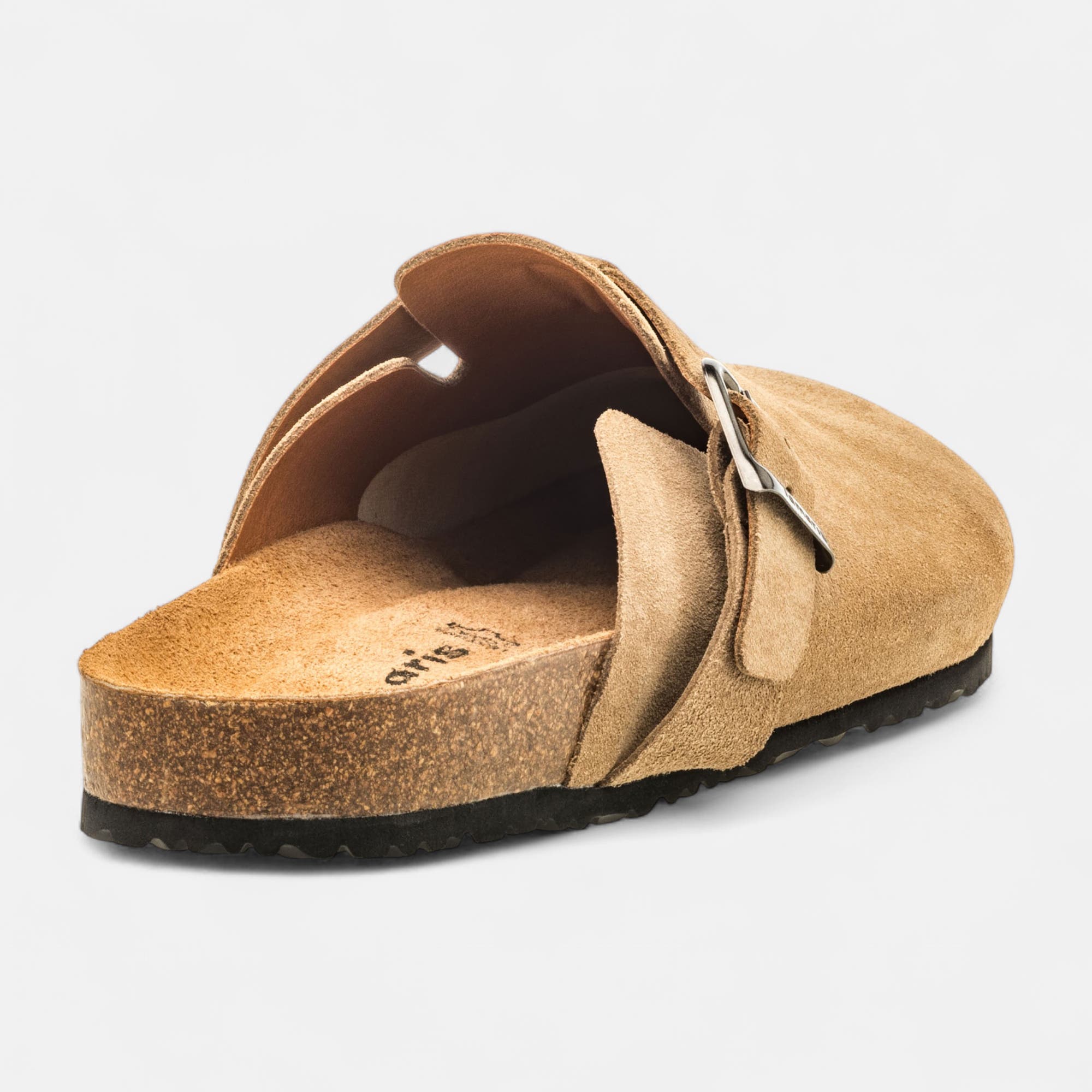 Sabots Homme en cuir beige
