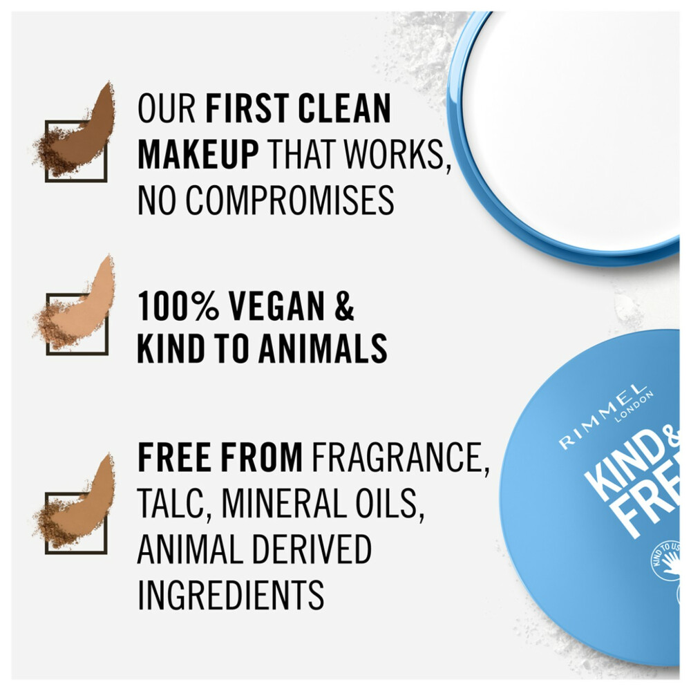 Rimmel KIND & FREEVegan Pressed Powder 030 Medium