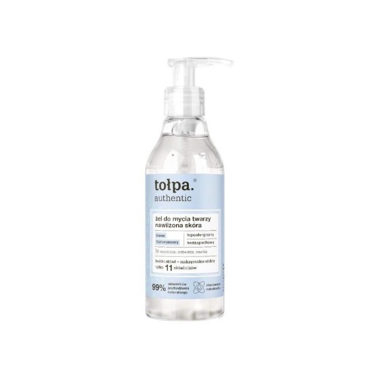 Tołpa Authentic Face wash gel gehydrateerde huid 195 ml