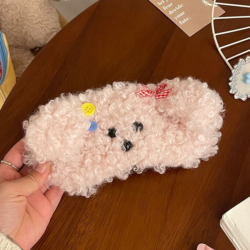 Michu - Honden Chenille Slaapmasker