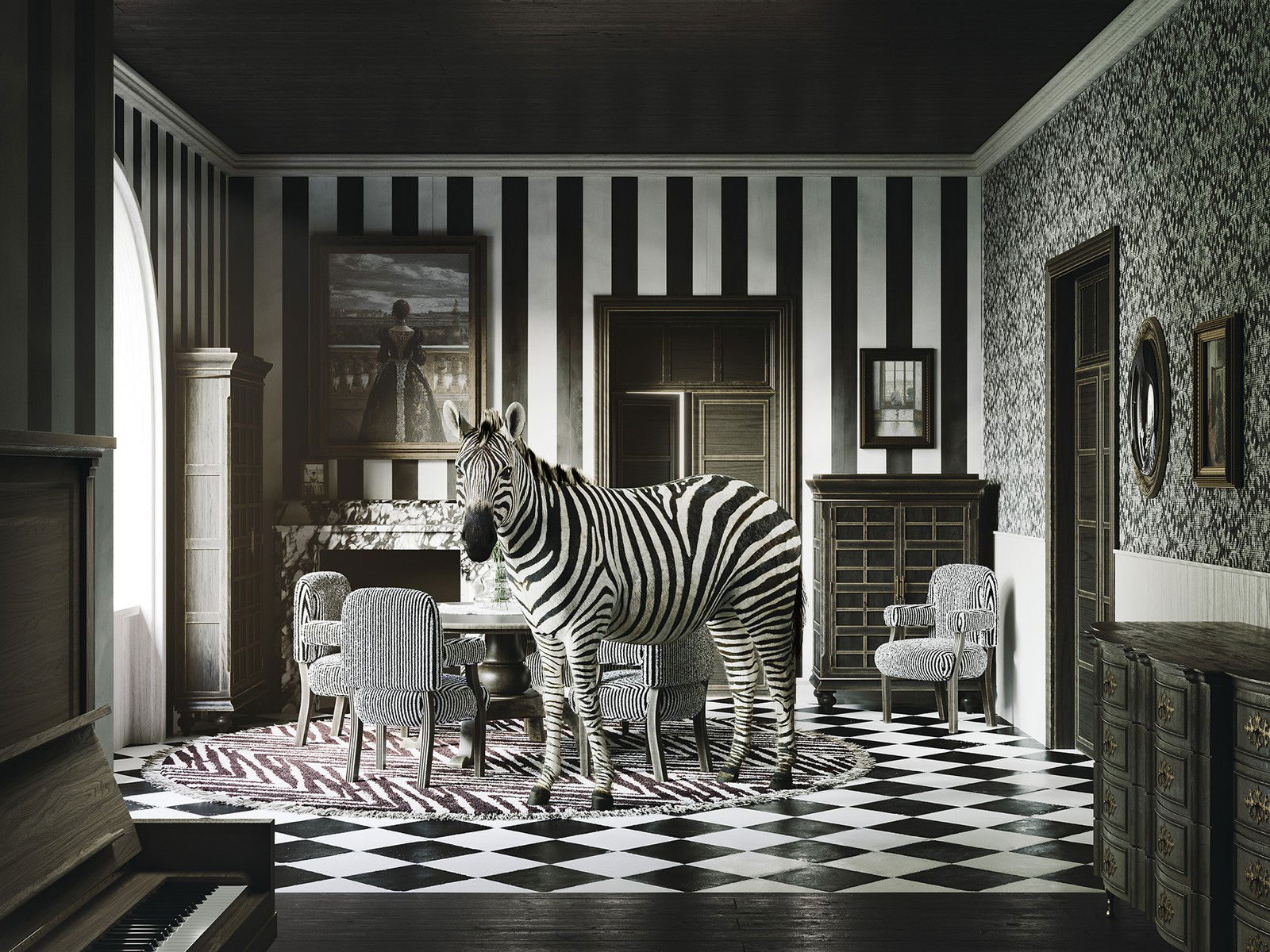 Zebra by Massimo Colonna - Limited Edition. Edition of: 150. Signed.