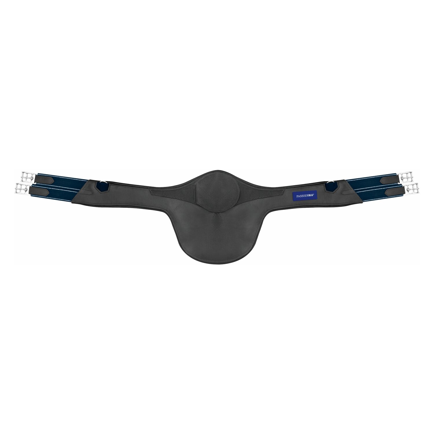 PASSIERBLU Ledersattelgurt Protect - schwarz