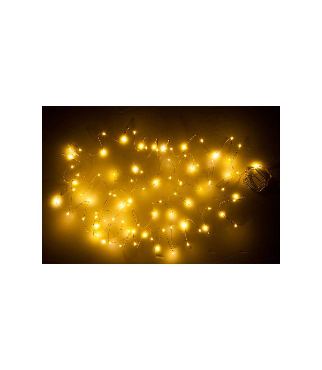 Paris Prix - Guirlande Lumineuse Led 90 Leds 9m Or