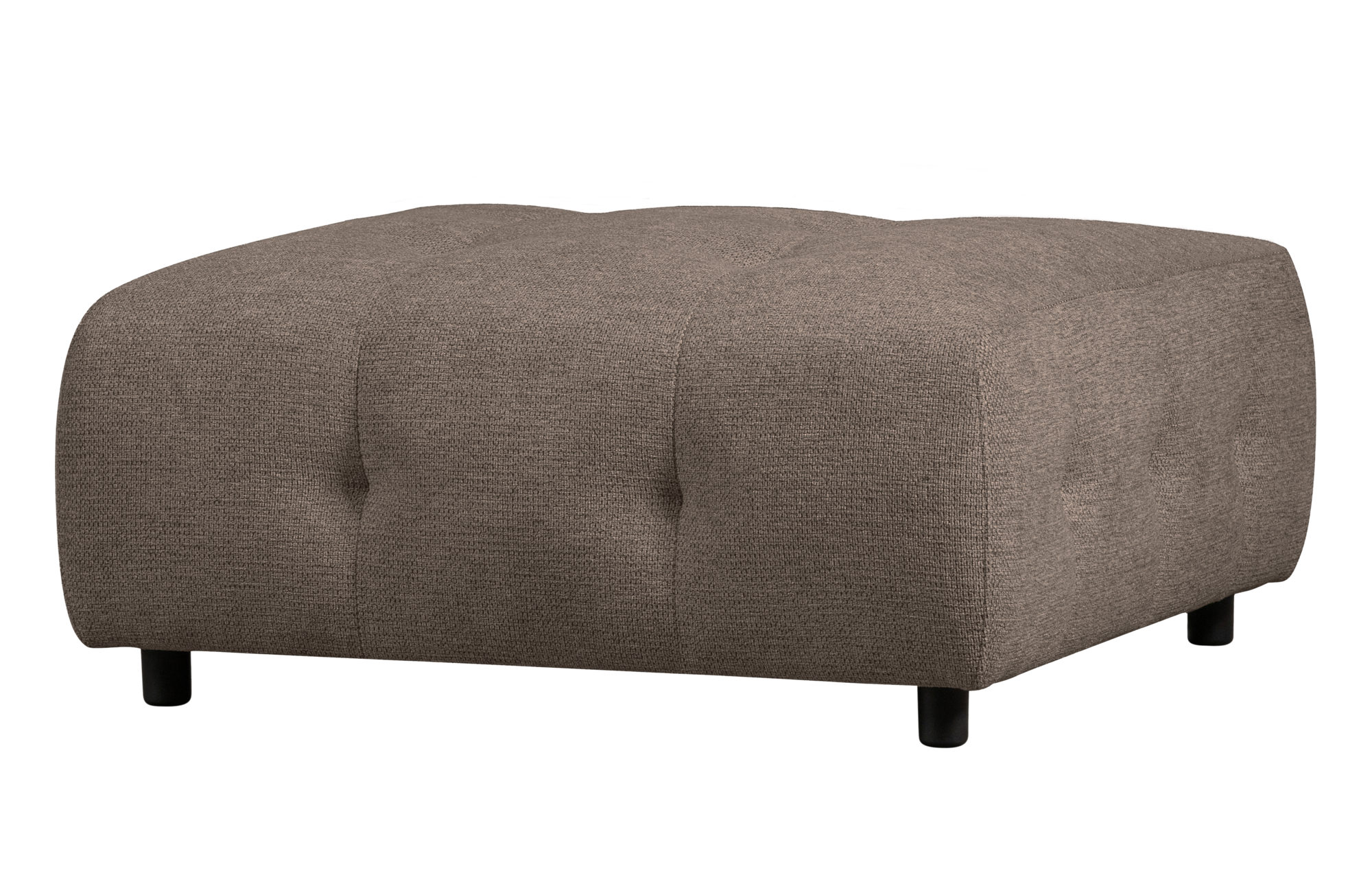 Hocker Louis chenille Louis hocker Chenille - Coffee