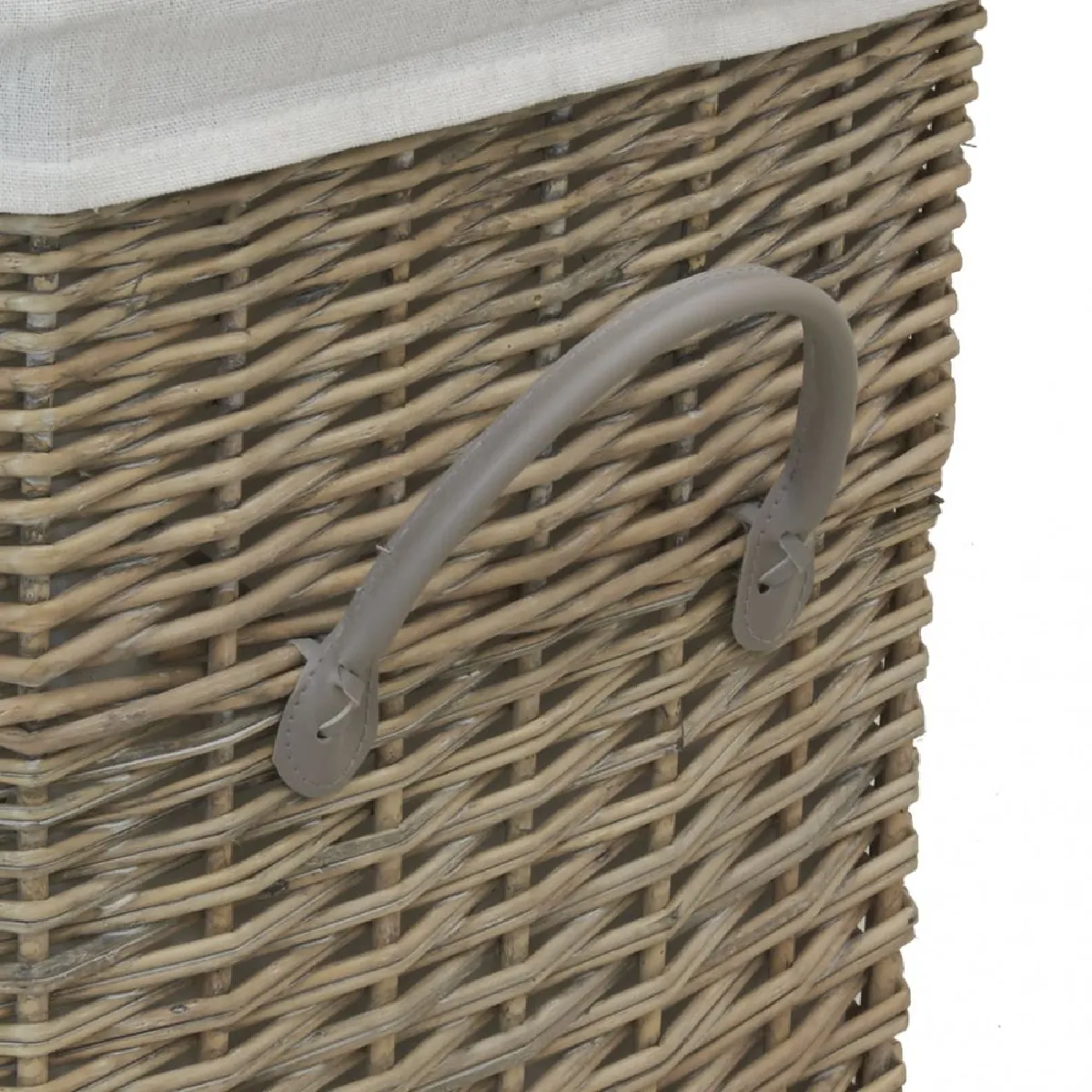 Aubry Gaspard Panier à linge + 4 corbeilles osier