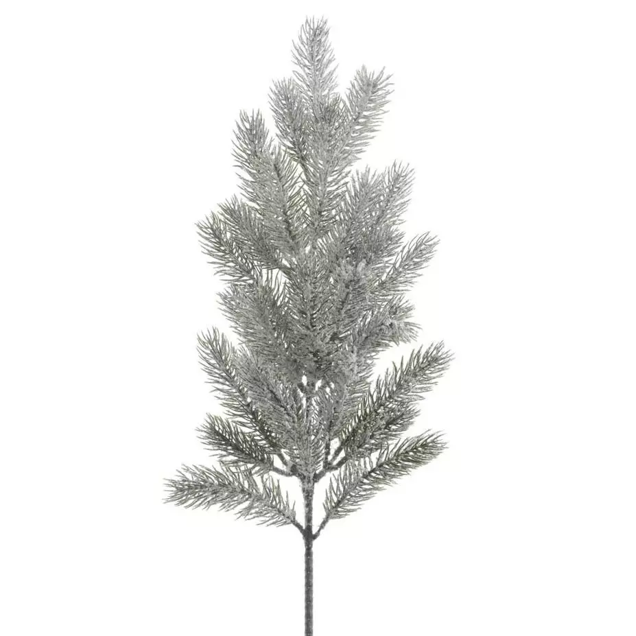 Branche de sapin (52 cm) Omorika Vert enneigé