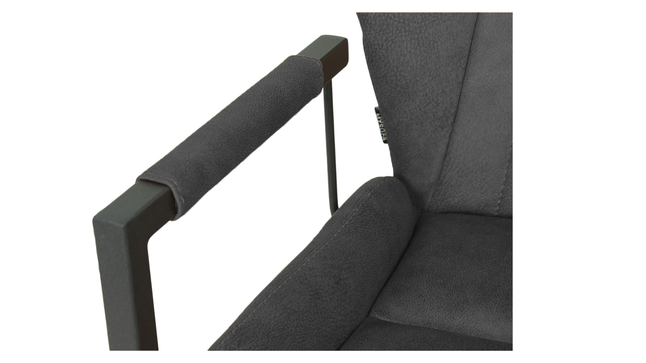 Eetkamerstoel Antraciet Wesley B57 x D64 x H92 cm