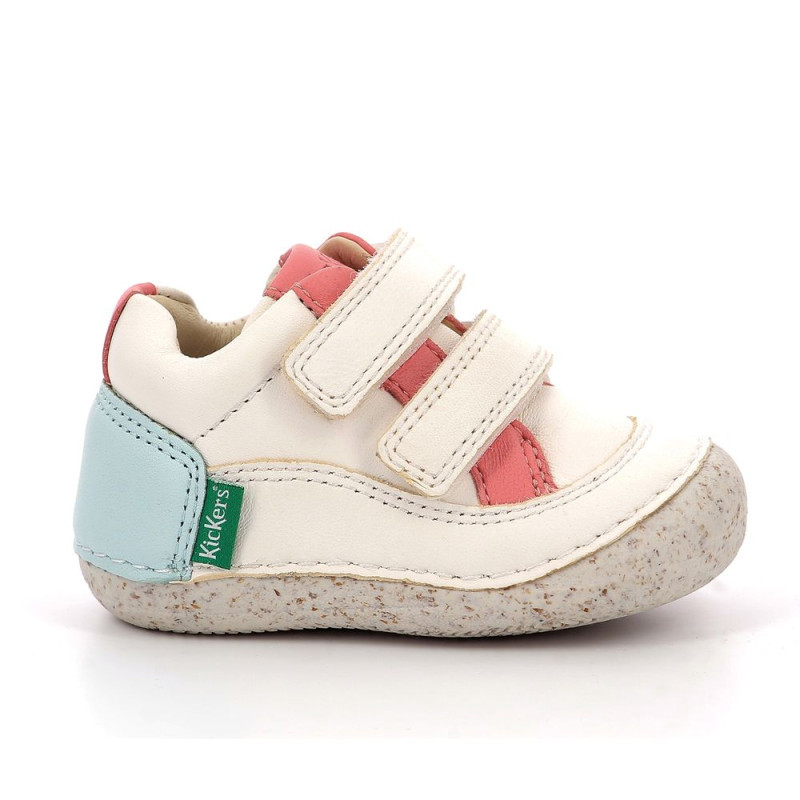 Kickers Kickers Sostankro Blanc Rose Bleu