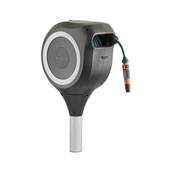 Gardena Enrolador de mangueira automático RollUp M 20m Cinzento