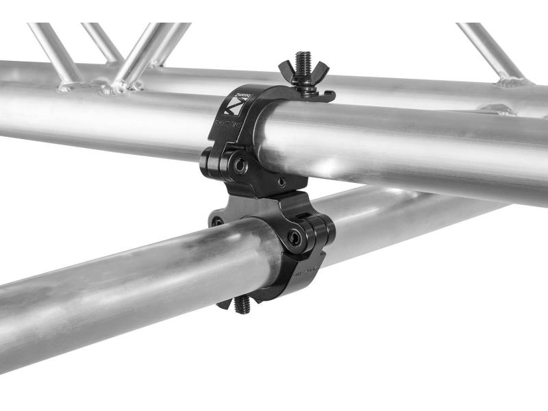 BeamZ Clamp BC50B-200D 48-51 mm Schwarz Aluminium-Klemme mit Schwenkkupplung