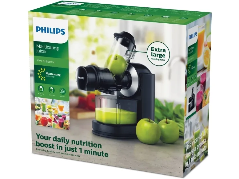 Philips Viva Collection HR1889 - Saftpresser - 1 liter - 150 W - sort/ sølv