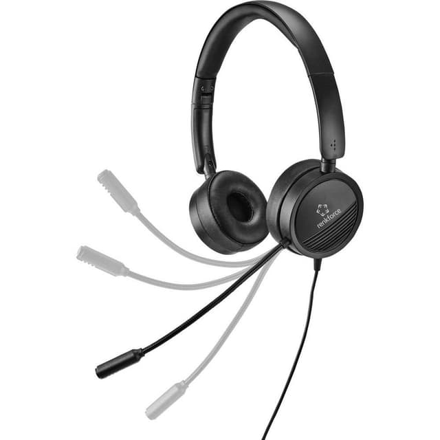 Renkforce RF-HS-360 On Ear-headset kabelbundet Computer