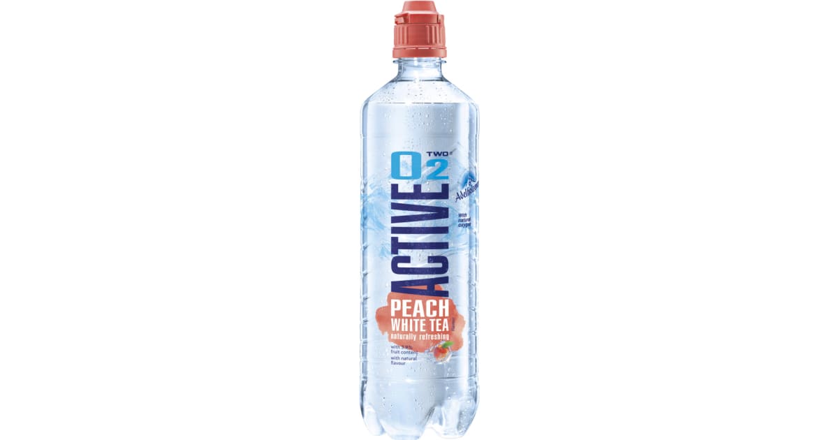 Active O2 Peach White Tea 0,75 Liter (Einweg)