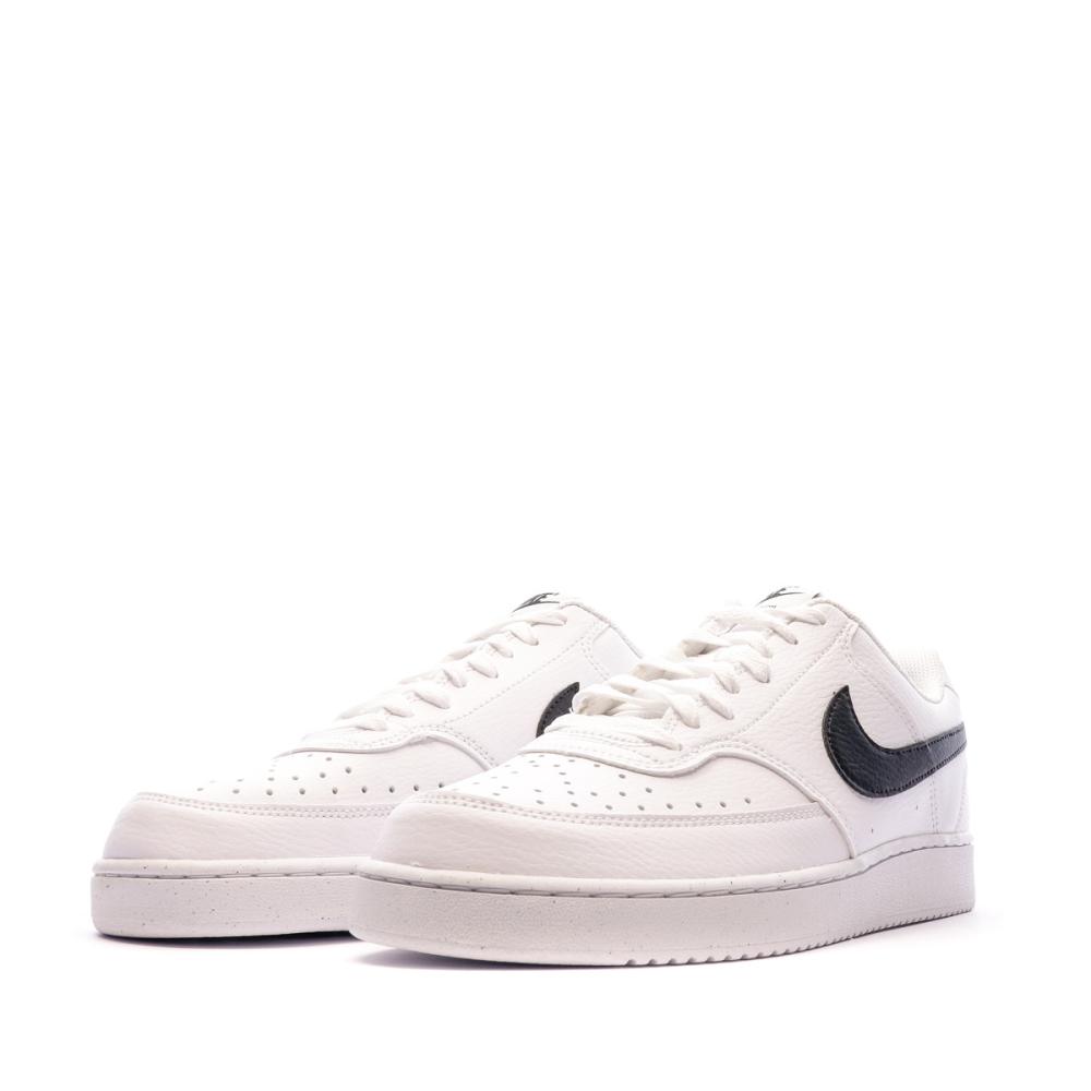 Nike Baskets Blanc/Noir Homme Nike Court Vision Low