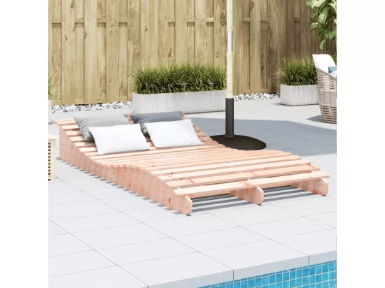 Chaise longue 205x110x31,5 cm bois massif de douglas