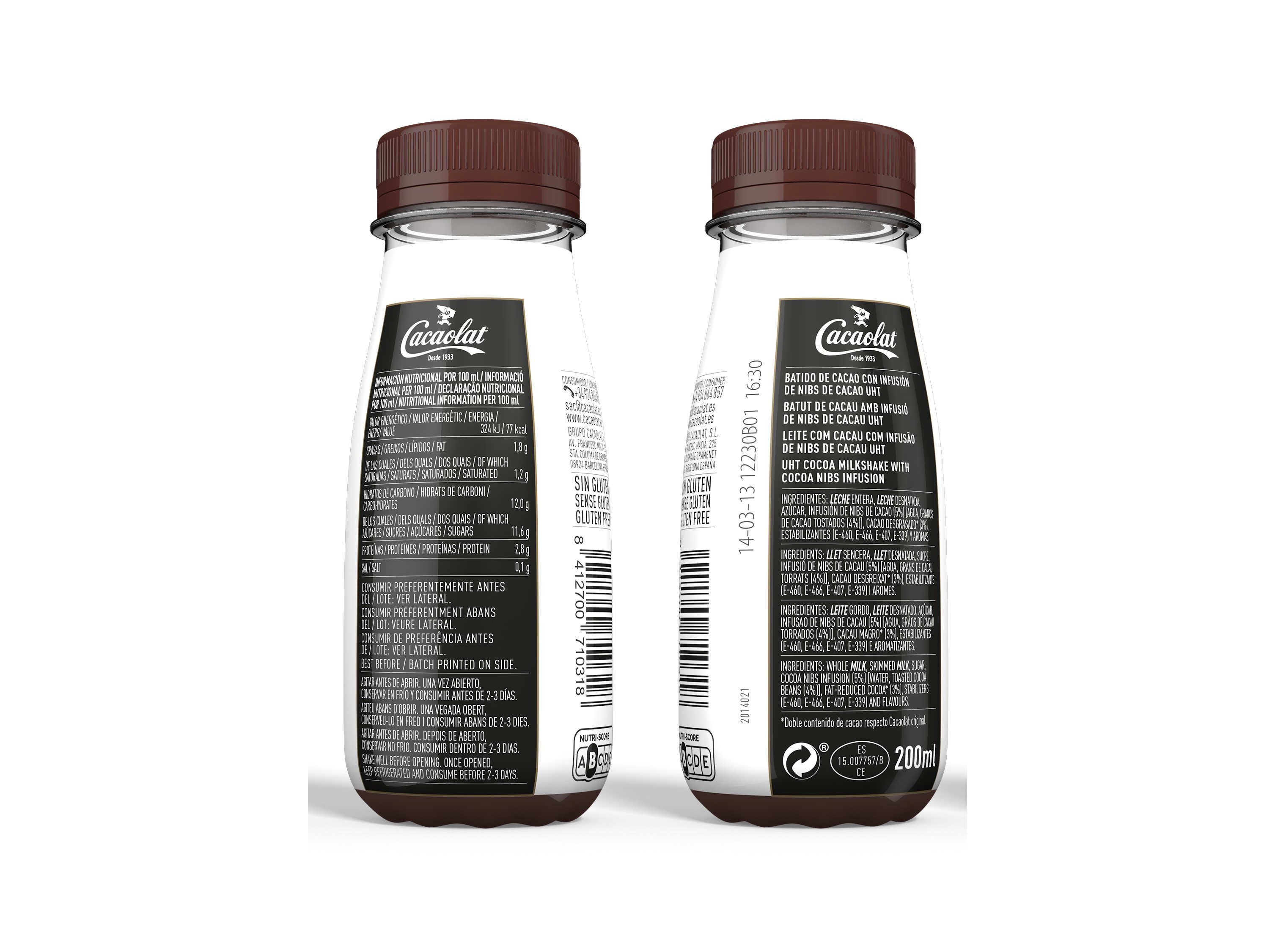LEITE UHT CACAOLAT DOBLE CACAO 4X200ML