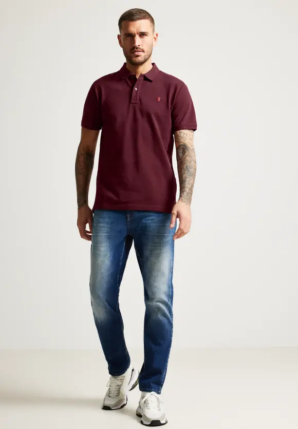 Piquée Poloshirt - rosewood red