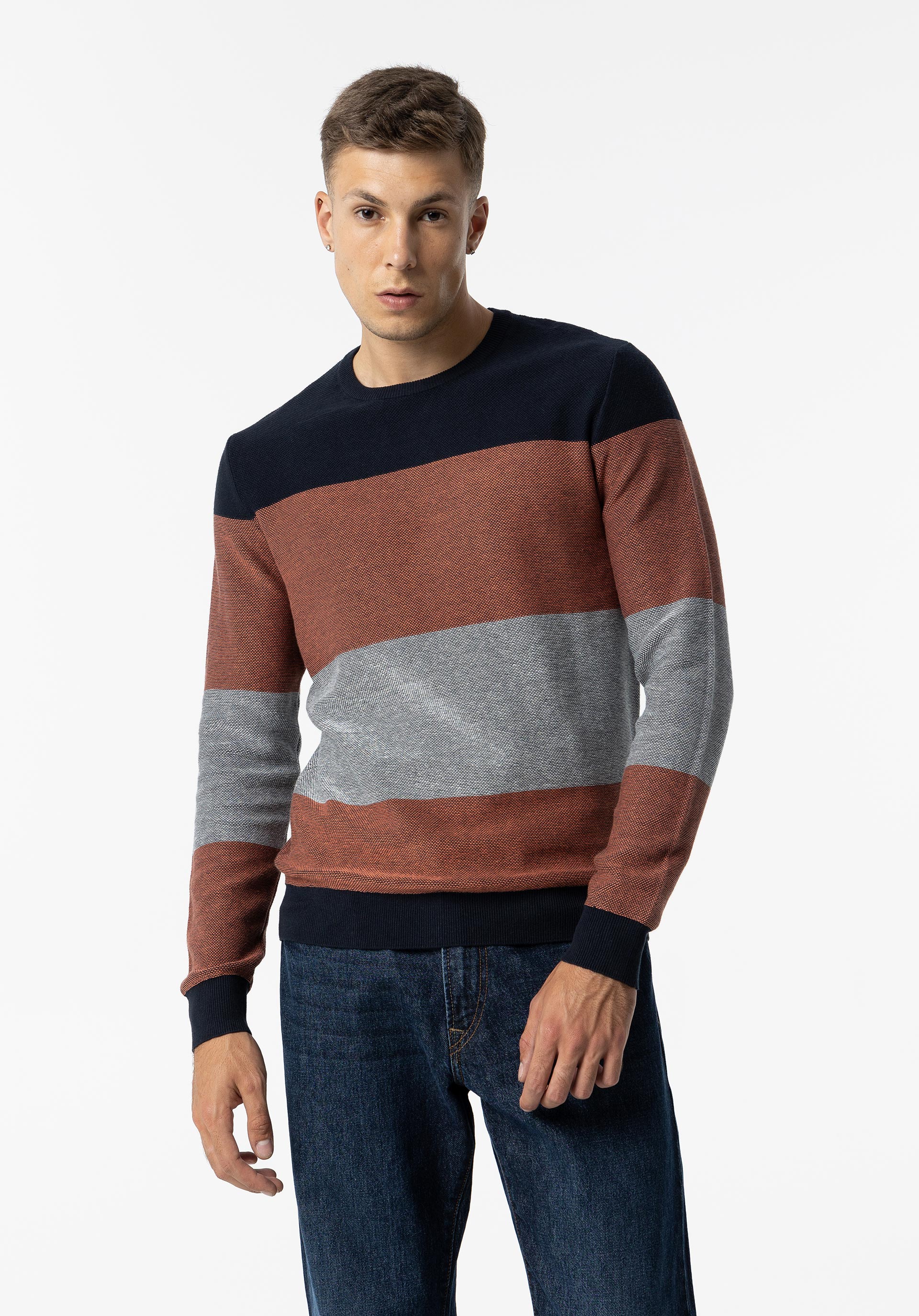 Camisola de Malha às Riscas