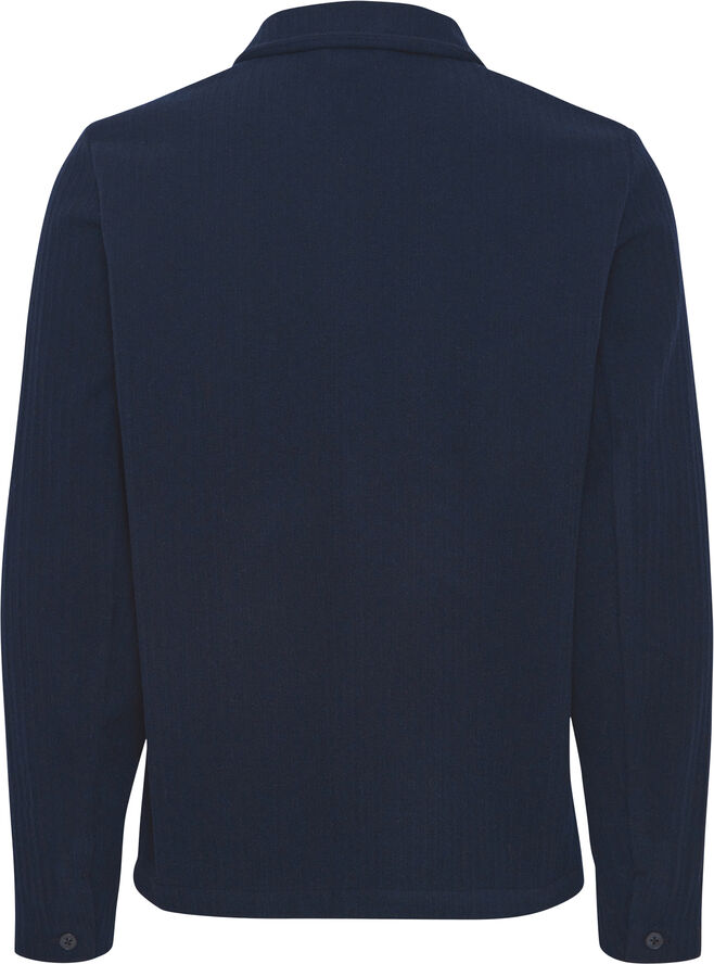 Casual Friday CFASKE structuret wool mix jacket Dark navy