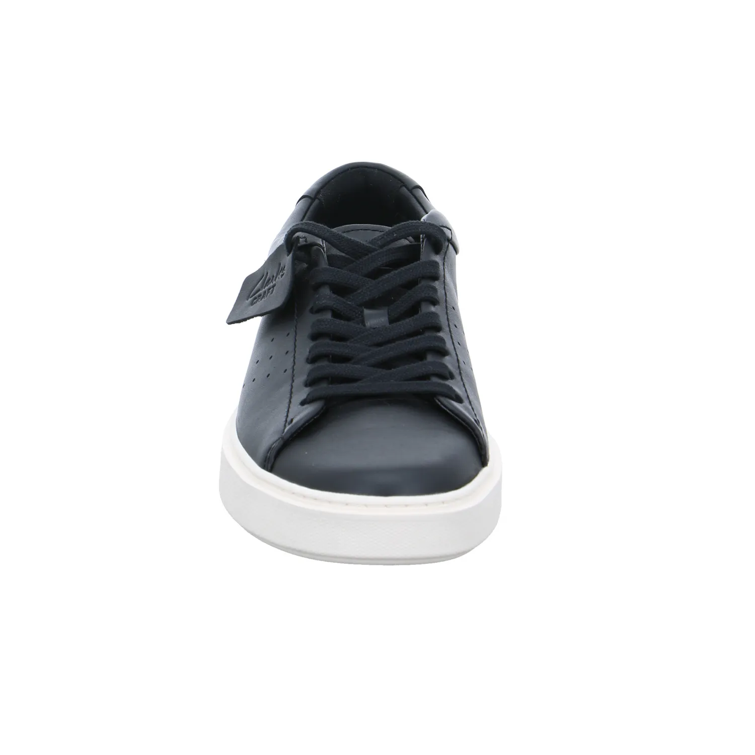 CLARKS Halbschuhe Sneaker Schwarz Leder