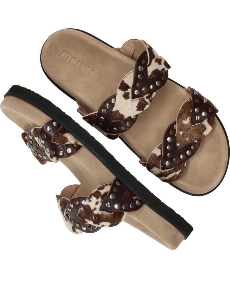 Maruti Evie Slippers Bruin Dames