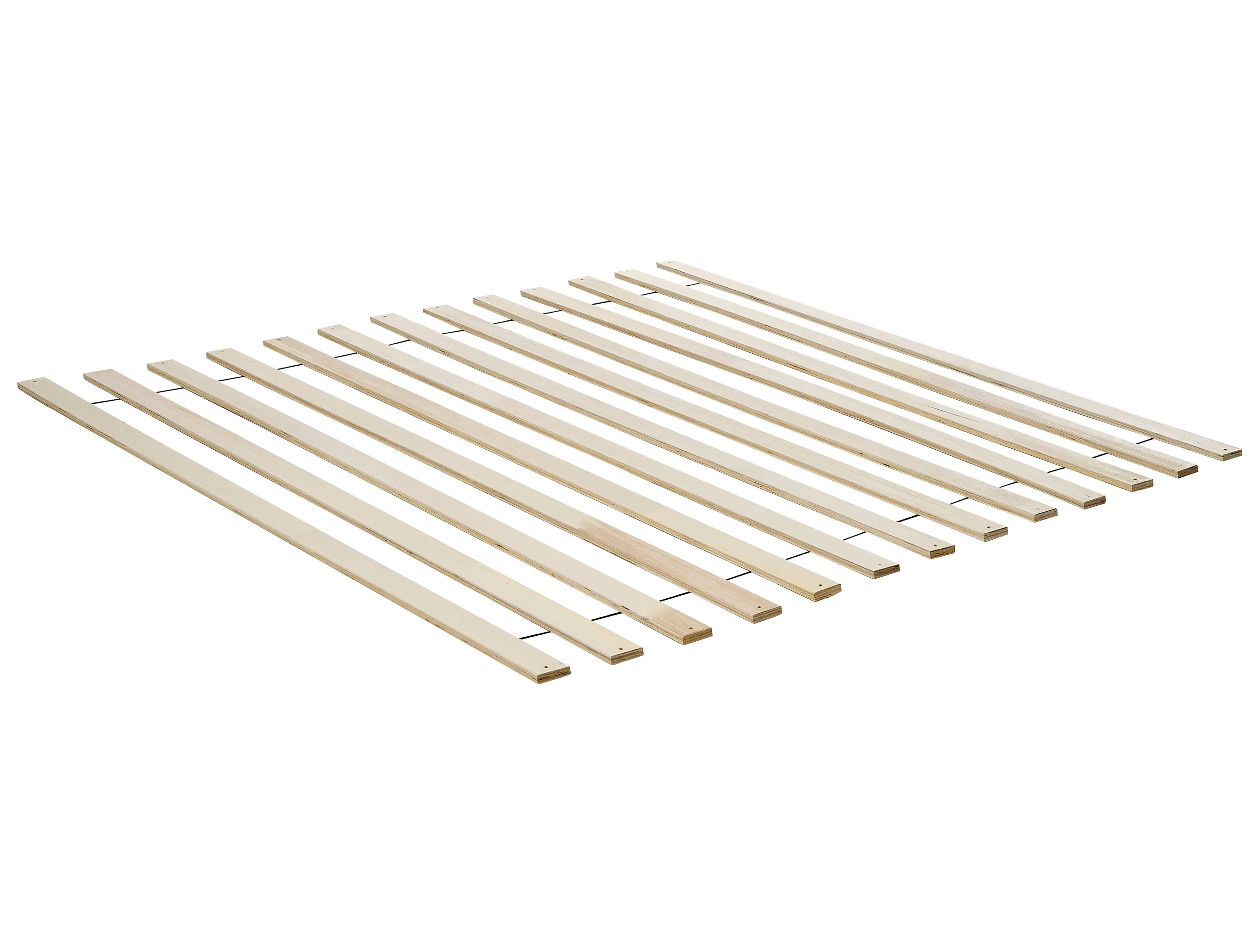 Bed met LED-verlichting Hout BOISSET 180 x 200 cm Donkerbruin