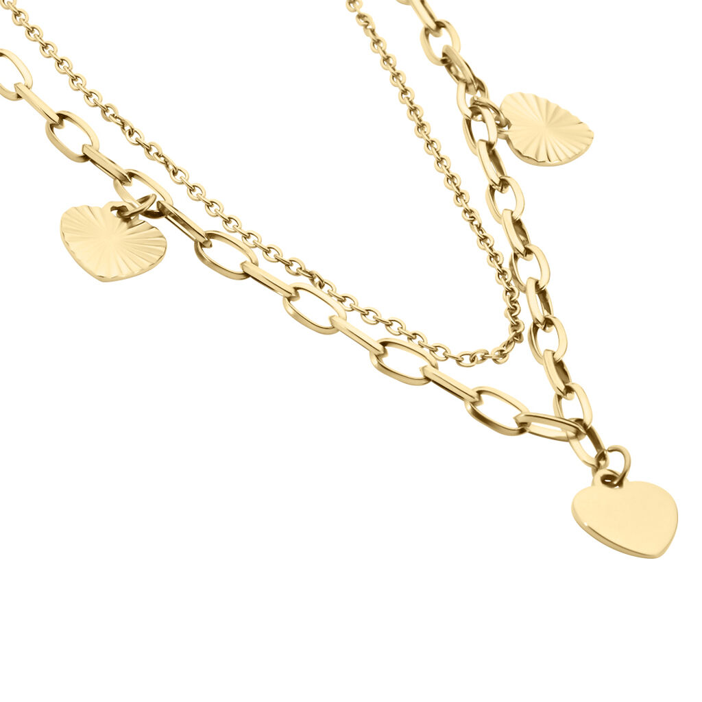 Collier Gayla Acier Doré