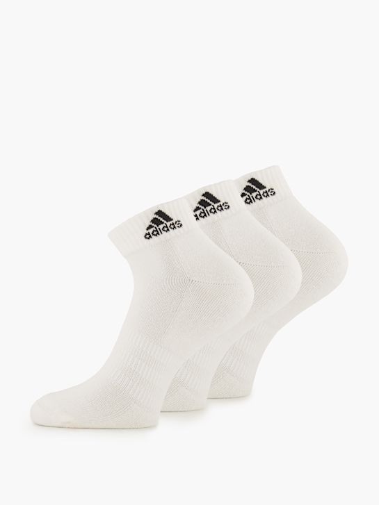 adidas 3 Pack Sneaker-Socken Weiss